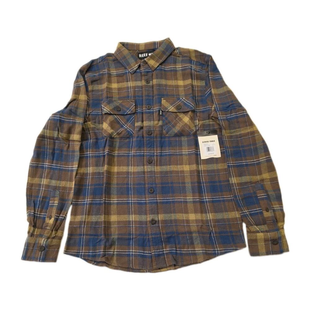 Reef Long Sleeve Size S Carlo LS Shirt